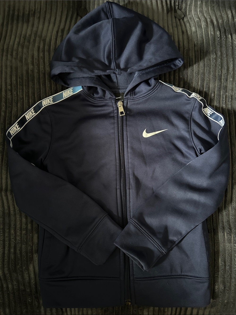 Nike Kids' Navy Hooded Track Jacket